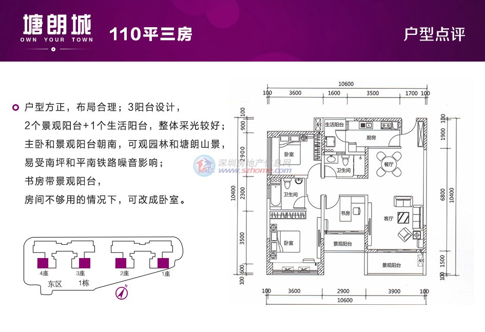 塘朗城-塘朗城广场(东区)楼盘点评-深圳房地产信息网
