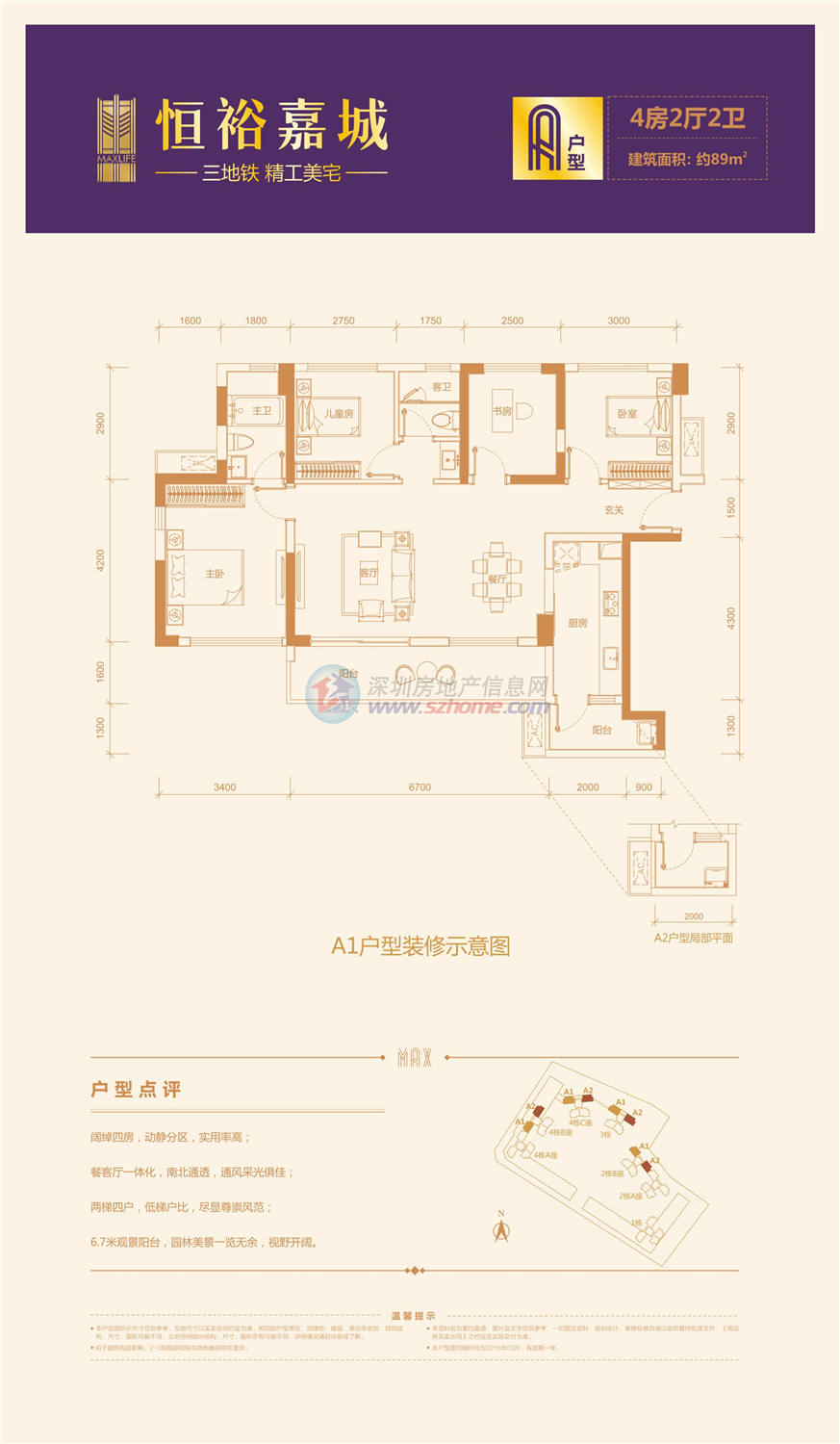 恒裕嘉城户型图