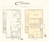 建筑面积：约52平米