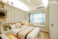 深物业澜湖时代A户型：建面约73㎡两房样板间
